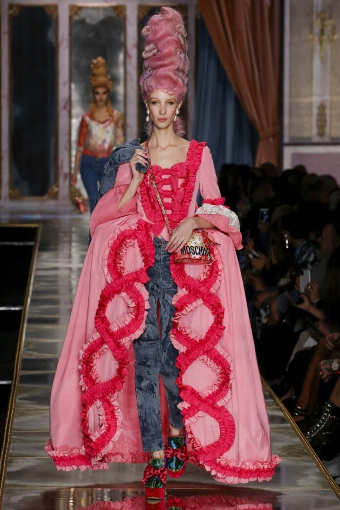 Moschino show, Runway, Fall Winter 2020, Milan Fashion Week, Italy - Feb 2020.