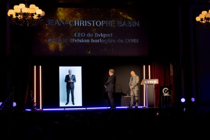JCB MyWatch MDA Jean Christophe Babin ceo di Bvlgari premiato come Personalità dell'Anno