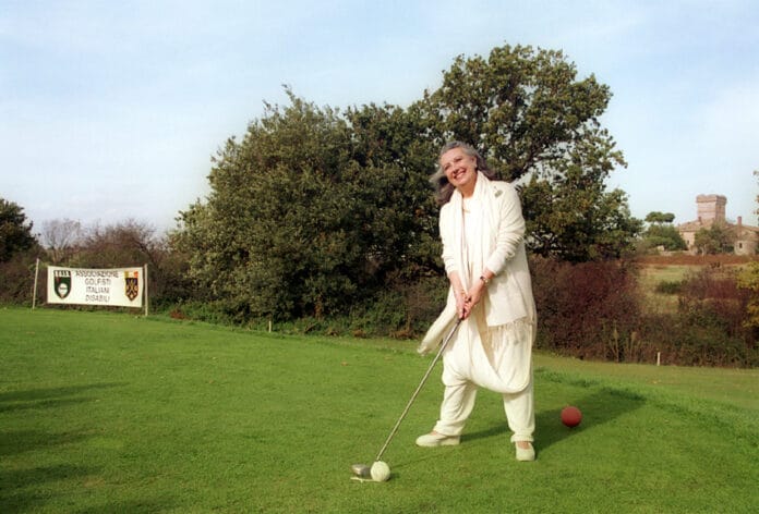 Laura Biagiotti nel suo Golf Club Marco Simone