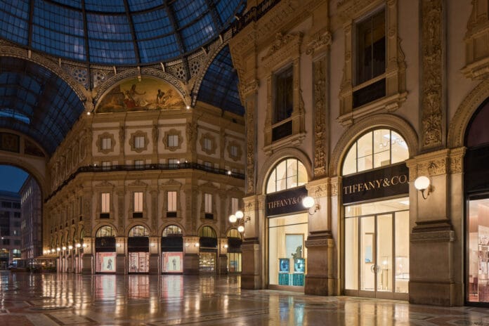 Tiffany apre a Milano nella Galleria Vittorio Emanuele III