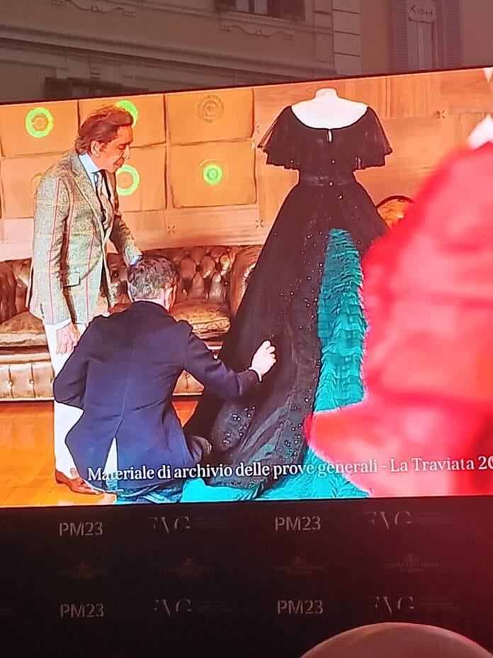 La Traviata di Valentino a Trinità dei Monti